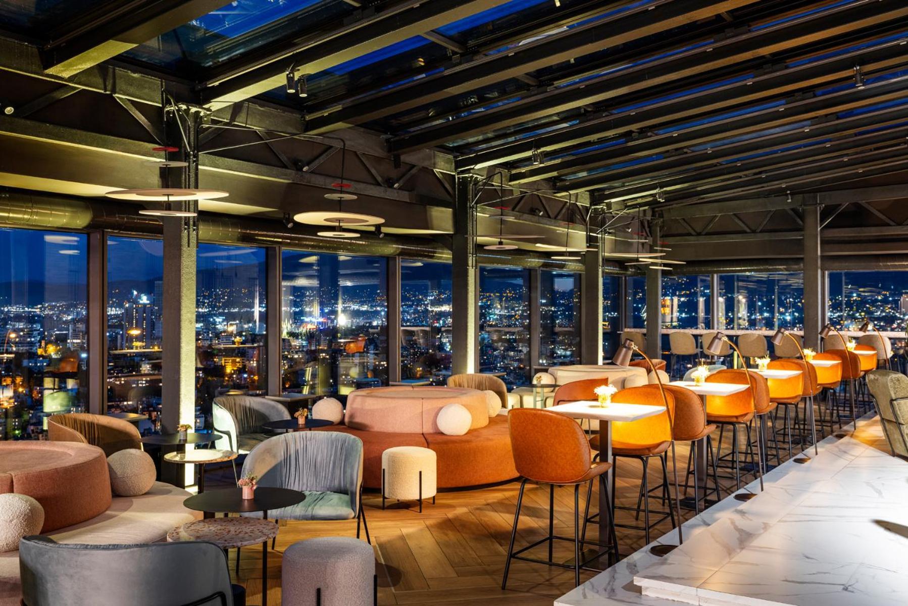 Grand Hotel Millennium โซเฟีย ภายนอก รูปภาพ Sky Bar